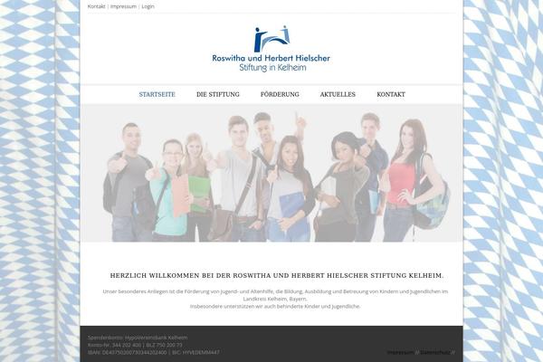 Legenda theme site design template sample