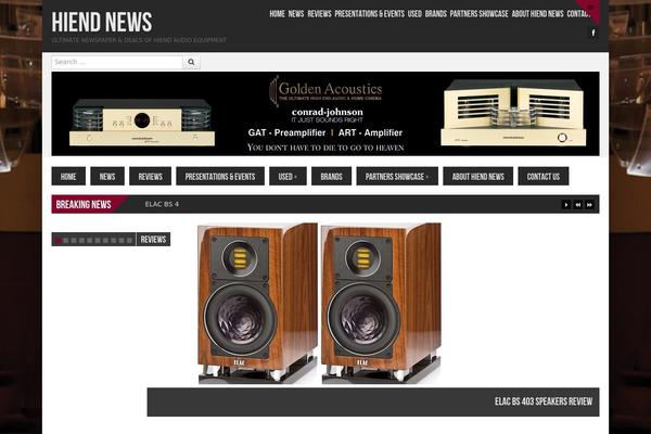 Powermag theme site design template sample