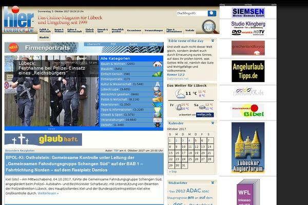 Site using Wetter.info Wetter Gadget plugin