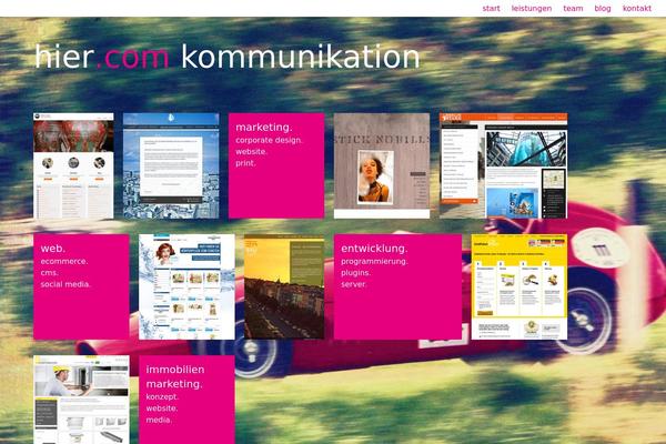 hiercom theme websites examples