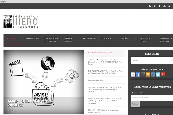 GrandNews theme site design template sample