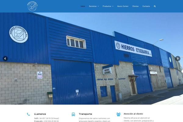 Total theme site design template sample