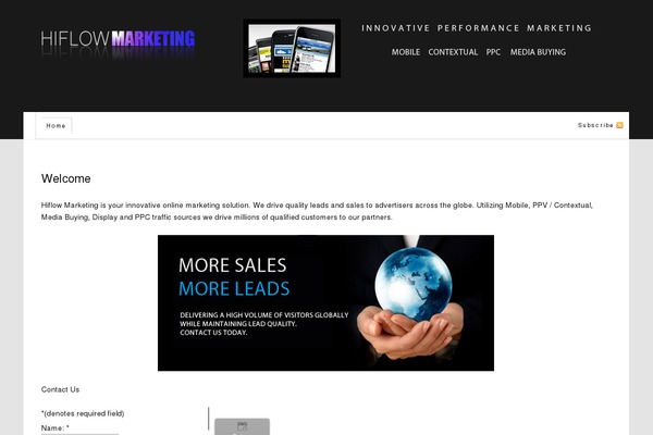 Thesis 1.7 theme site design template sample