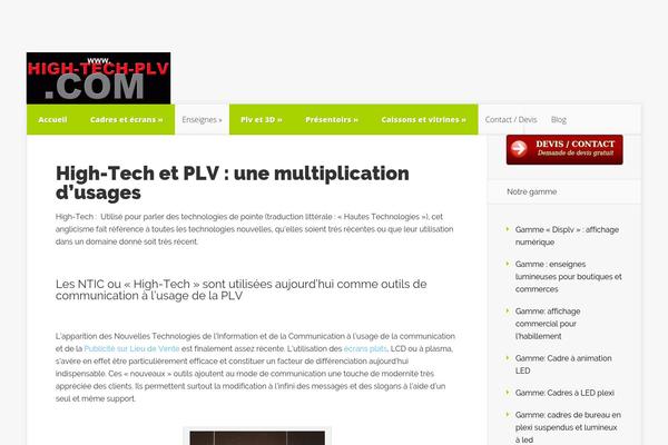 Nexus theme site design template sample