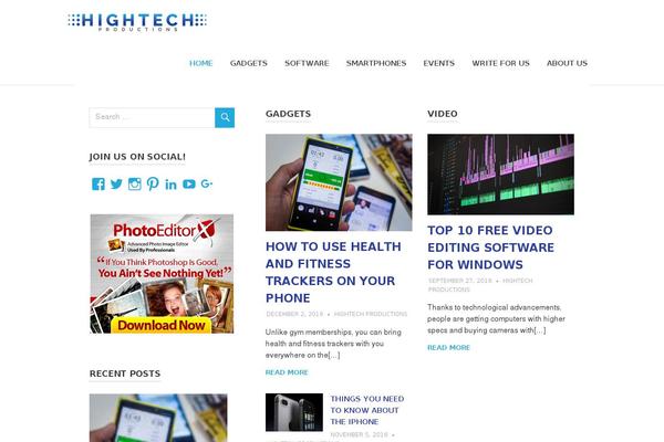 Site using Post-widget plugin