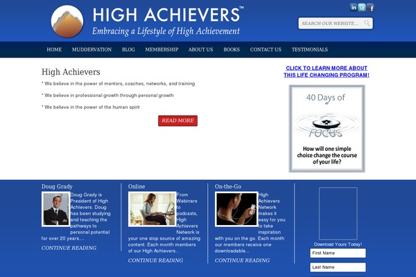 highachieversnetwork.com site used Executive 1.0