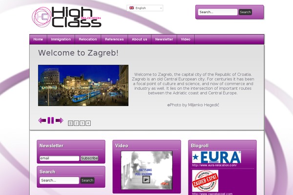 highclass.hr site used Highclass