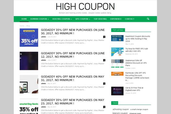 Newspaper theme site design template sample