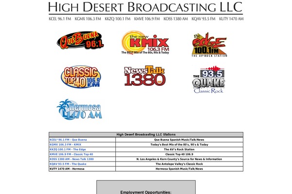 highdesertbroadcasting.com site used Goldcoast