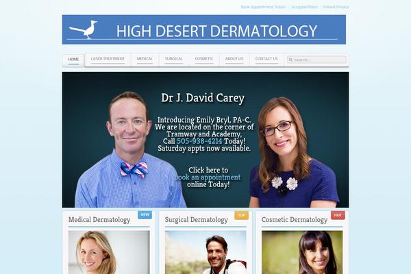 Balance theme site design template sample