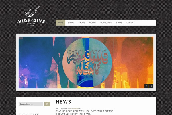 highdiverecords.com site used Album