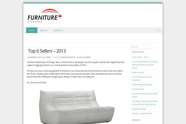 Discovery theme site design template sample