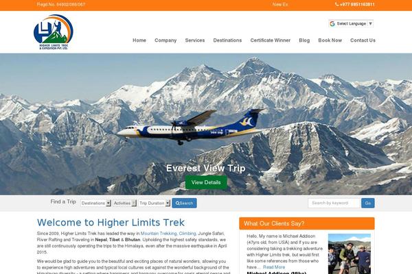 higherlimitstrek.com site used Higherlimits