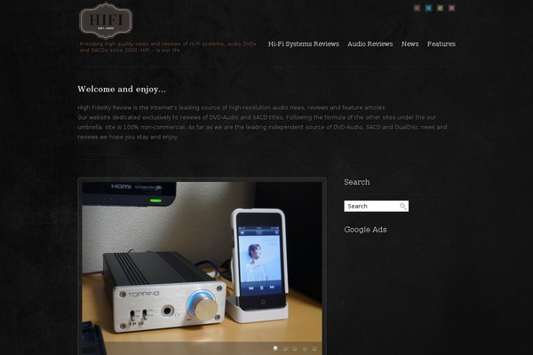 highfidelityreview.com site used Music-club-lite