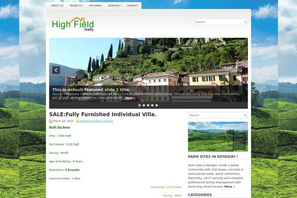 Trends theme site design template sample