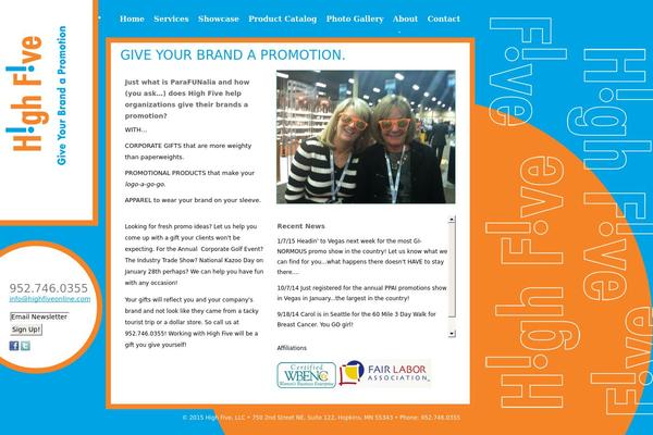 highfiveonline.com site used Highfive