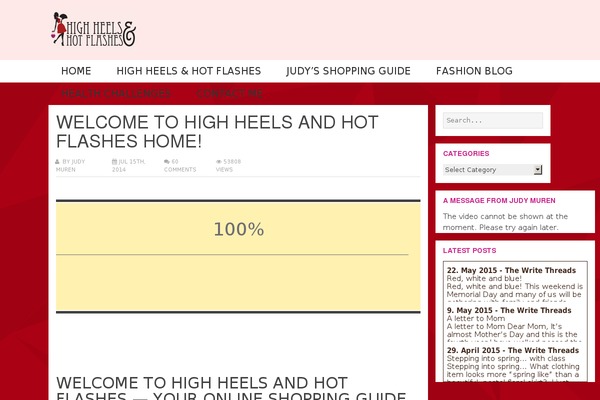 highheelsandhotflashes.com site used Magazine