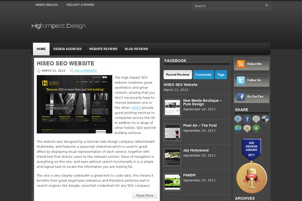 highimpactdesign.co.uk site used Abate