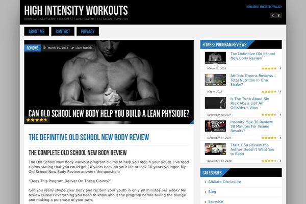 Powermag theme site design template sample
