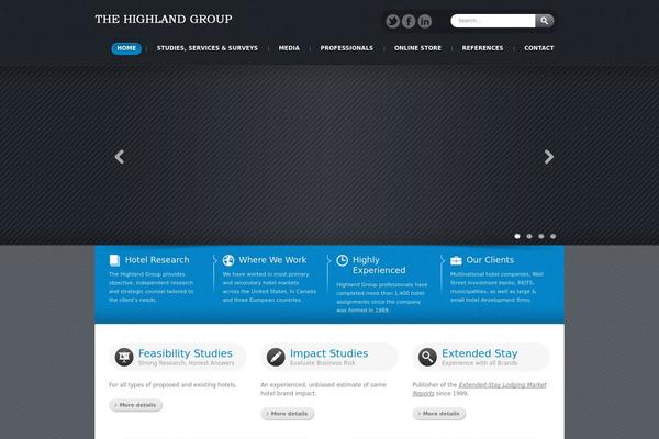 Lunar theme site design template sample