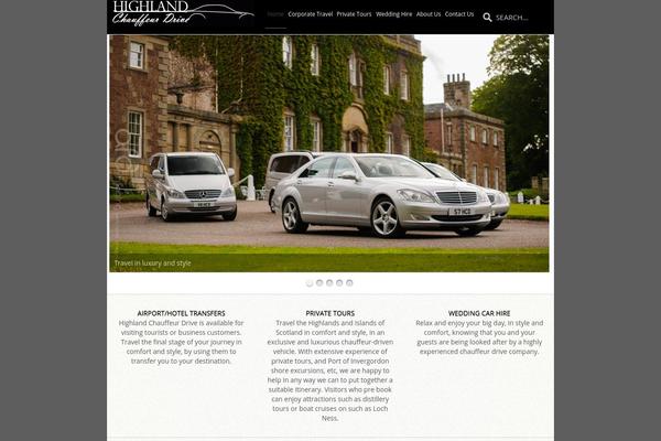 Infinite theme site design template sample