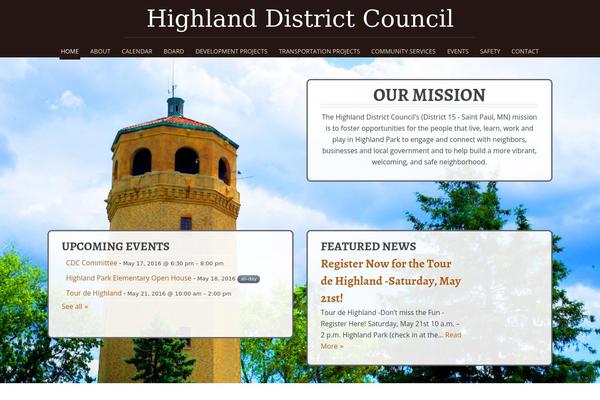 Hdc theme site design template sample