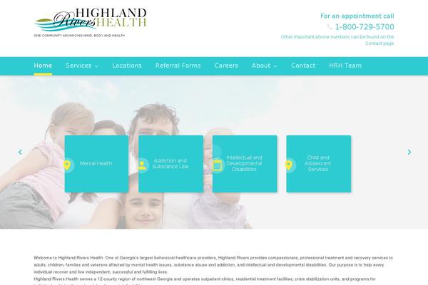 Cherry Framework theme site design template sample