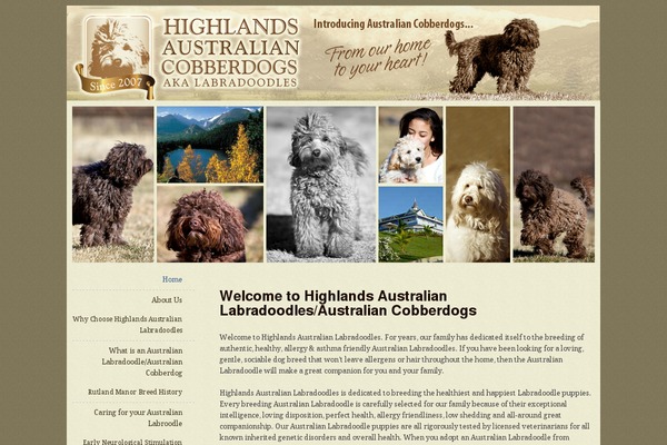 highlandsaustralianlabradoodles.com site used Highlands