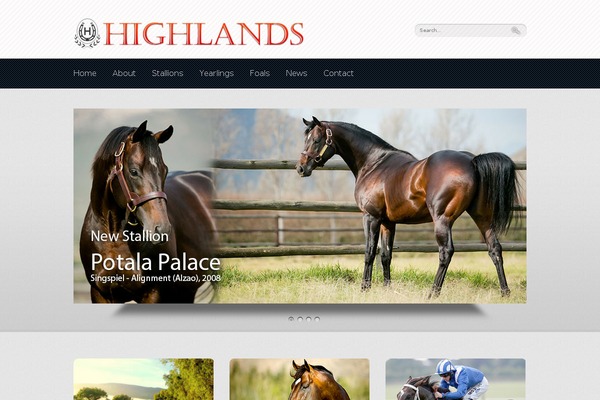 highlandsfarmstud.co.za site used Steve