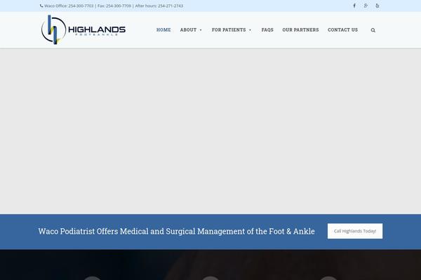 highlandsfoot.com site used Howes