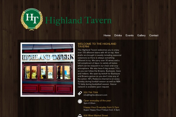 Cafe-elements theme site design template sample