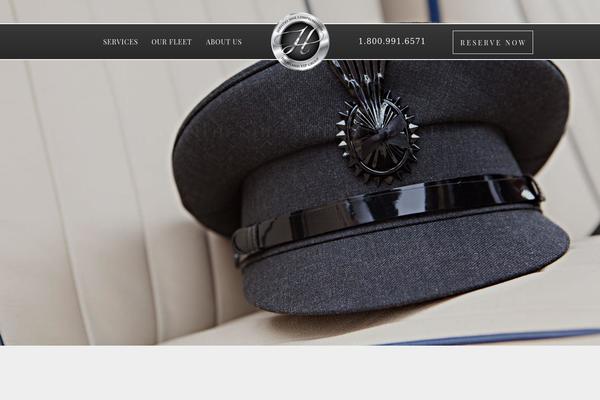 Storm theme site design template sample