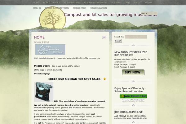 Site using Big Snow Flakes plugin