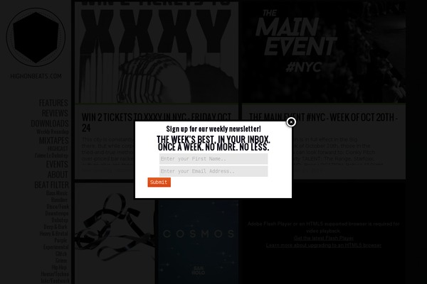 Site using Arconix Shortcodes plugin