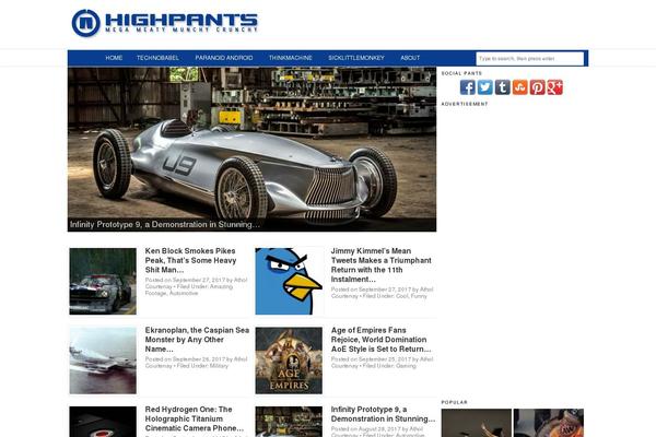 highpants.net site used Clean-grid-pro