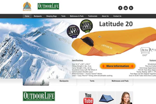 Impression theme site design template sample