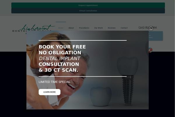 BeTheme Child theme site design template sample