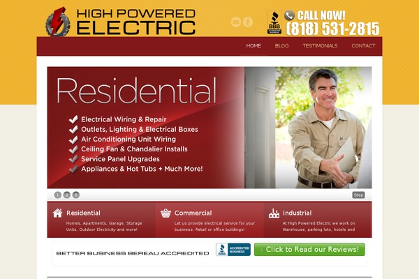 highpoweredelectric.com site used Cold