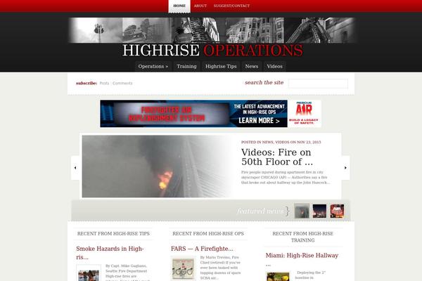 eNews theme site design template sample