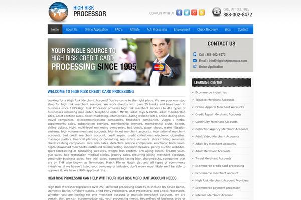 highriskprocessor.com site used Highrisk