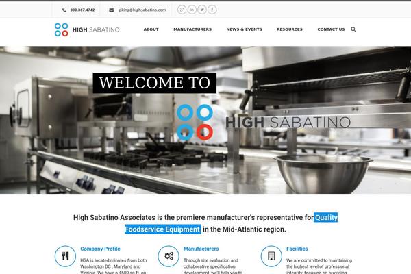 Trinity theme site design template sample