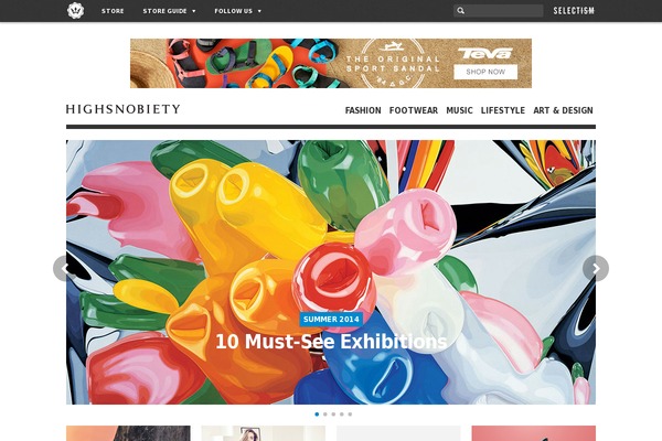 highsnobiety.com site used Highsnobiety