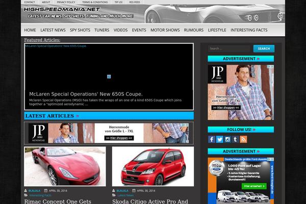 Bueno theme site design template sample