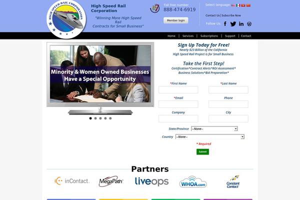 highspeedrailcorporation.com site used Hsrc