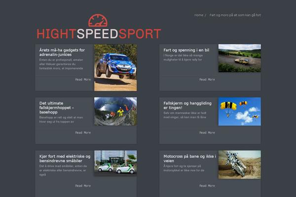 Monospace theme site design template sample