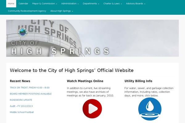 GovPress theme site design template sample
