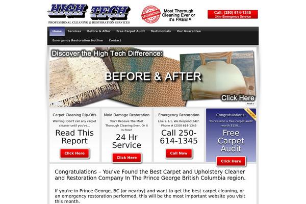 hightechcarpetcleaning.com site used Theblock