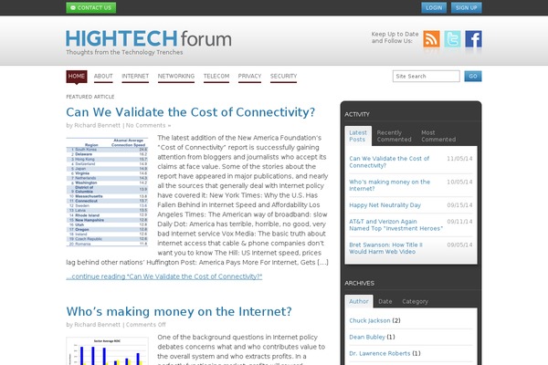hightechforum.org site used Erosion