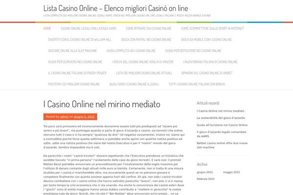Patus theme site design template sample
