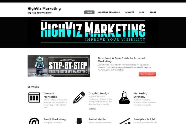 Bizco theme site design template sample